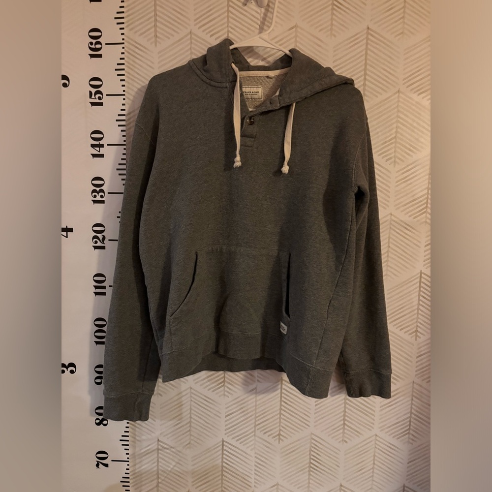 Frank and Oak grey med hoodie
